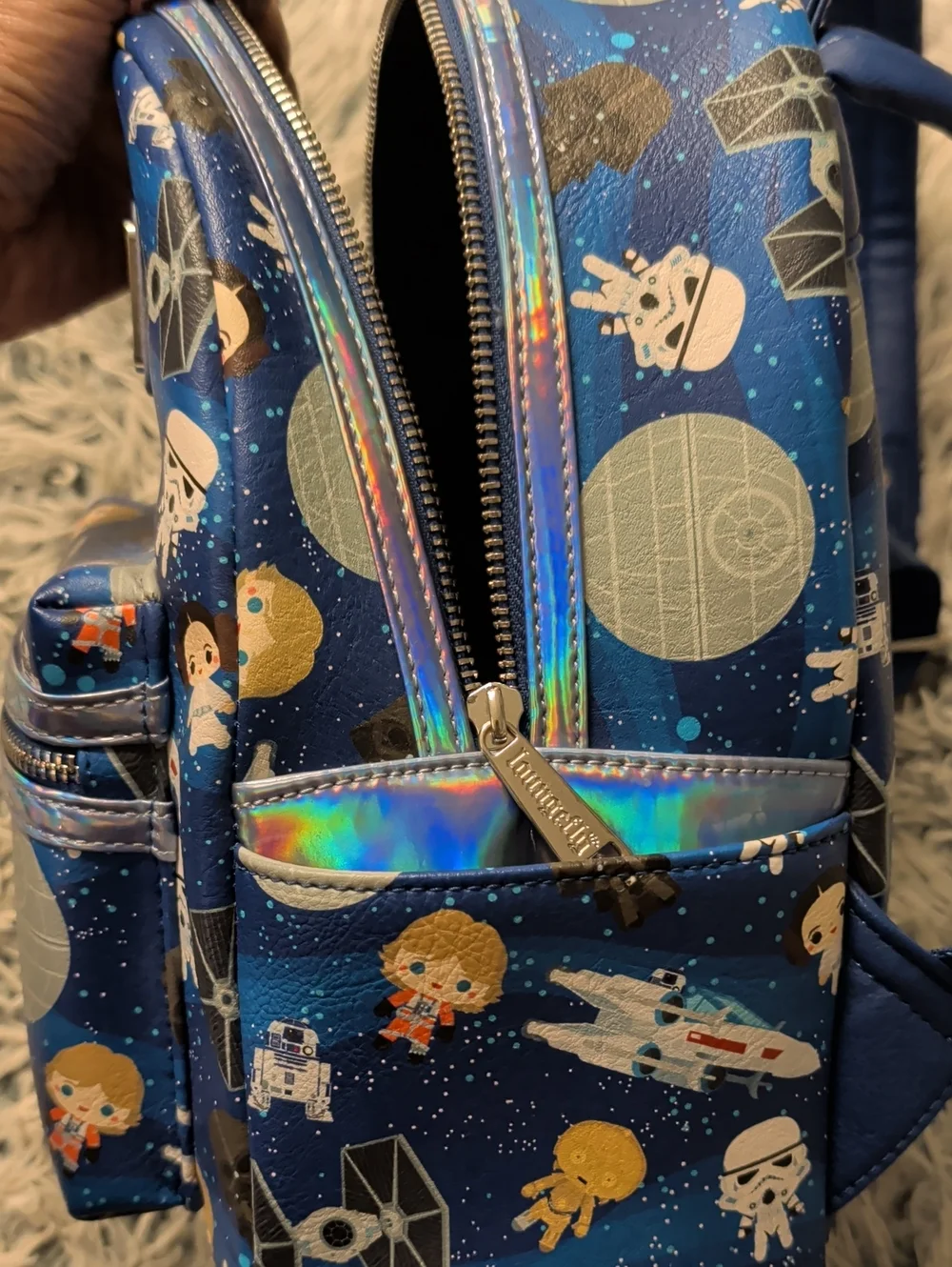 Star Wars Kids Blue Character Mini Backpack by Loungefly